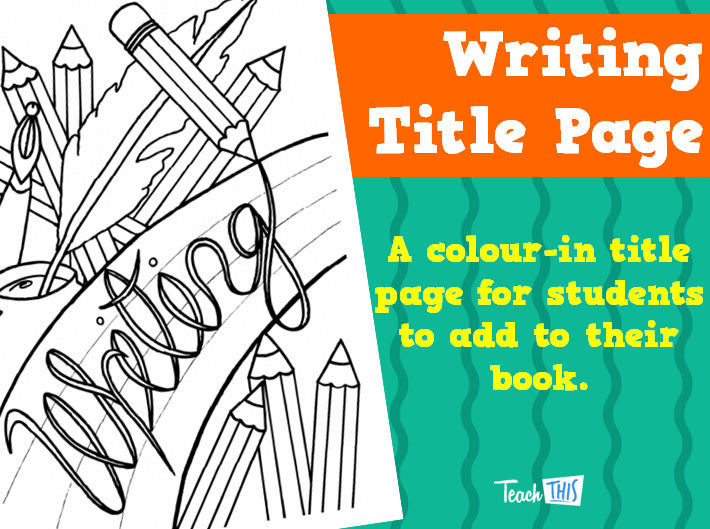Writing Title Page