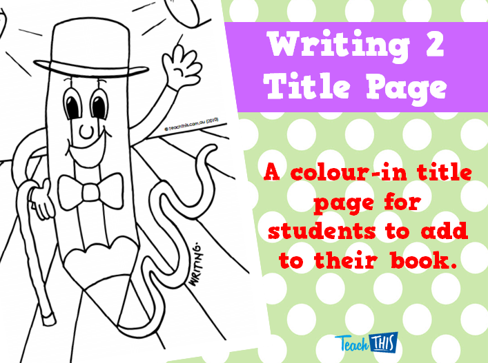 Writing 2 Title Page