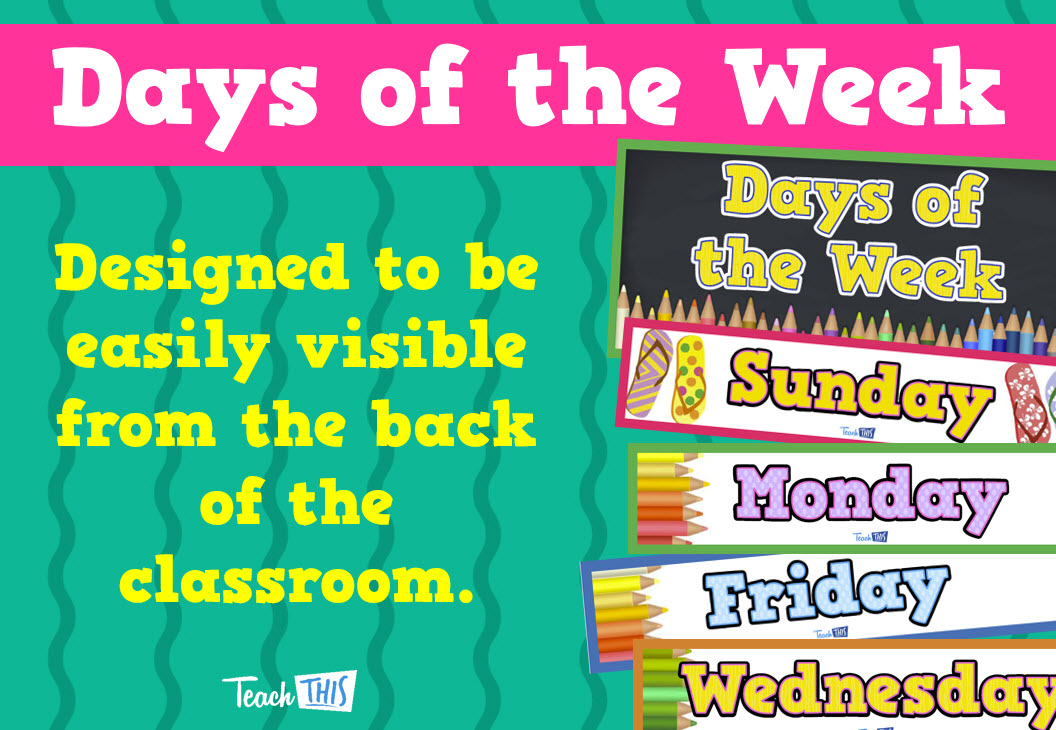 Days of the Week - Blackboard