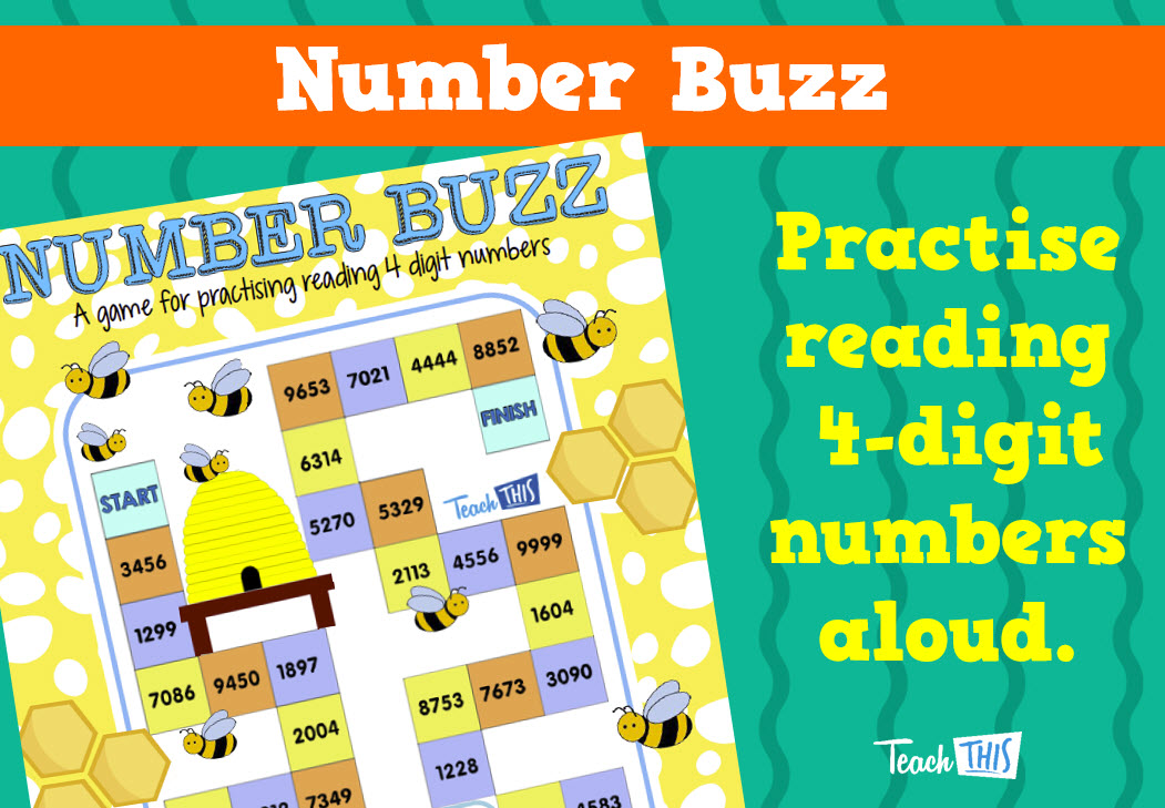 Number Buzz - Reading 4 Digit Numbers