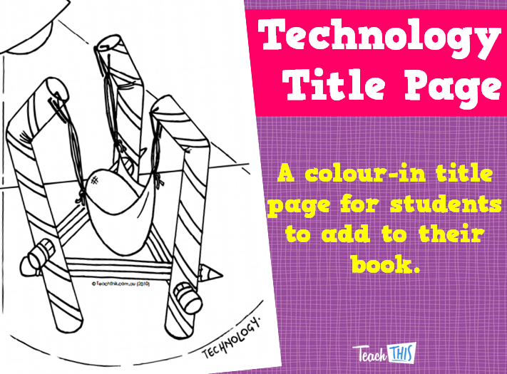 Technology Title Page