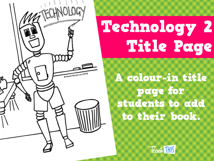 Technology 2 Title Page