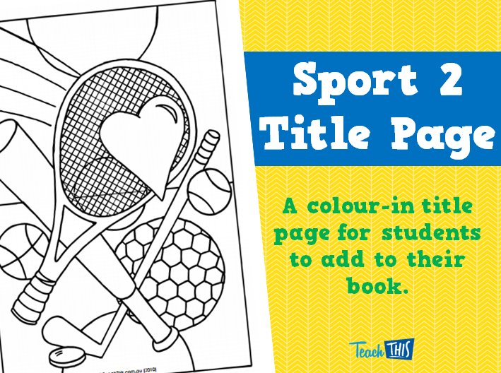 Sport 2 Title Page