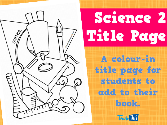 Science 2 Title Page
