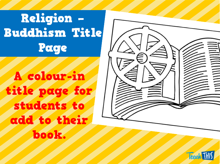 Religion - Buddism Title Page