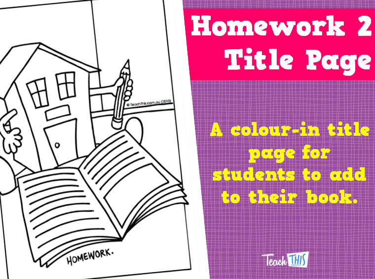 Homework 2 Title Page