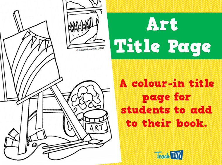 Art Title Page