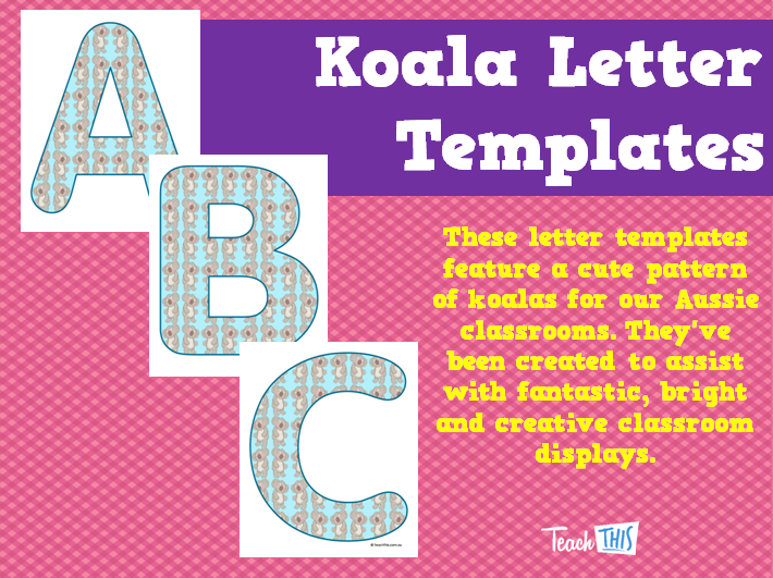 Koala Letter Templates