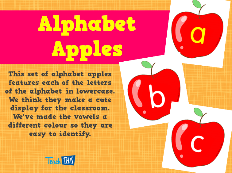 Alphabet Apples