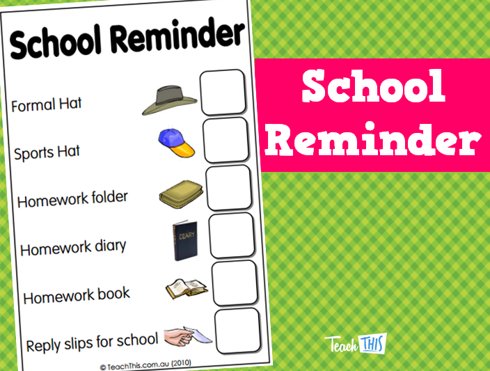 School Reminder