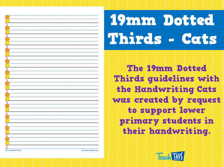 19mm Dotted Thirds - Cats