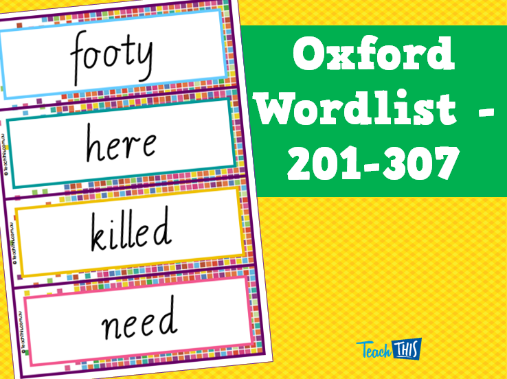 Oxford Wordlist - 201-307
