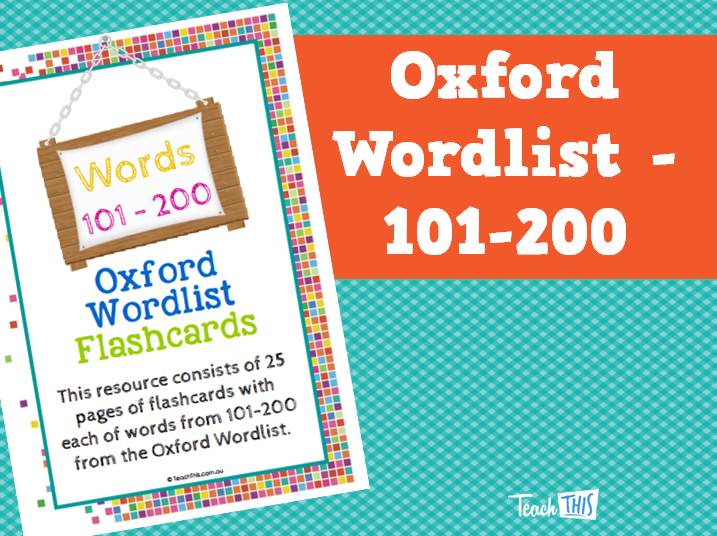 Oxford Wordlist - 101-200