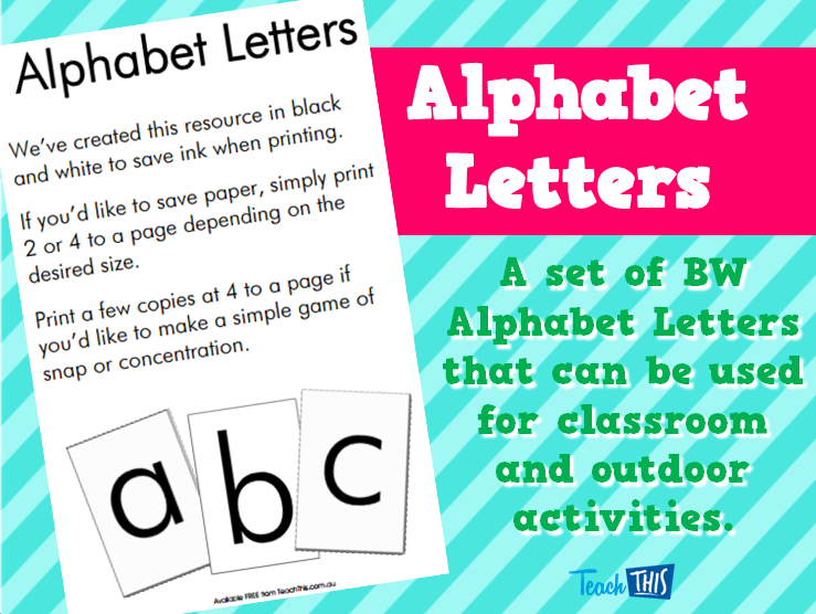 Alphabet Letters