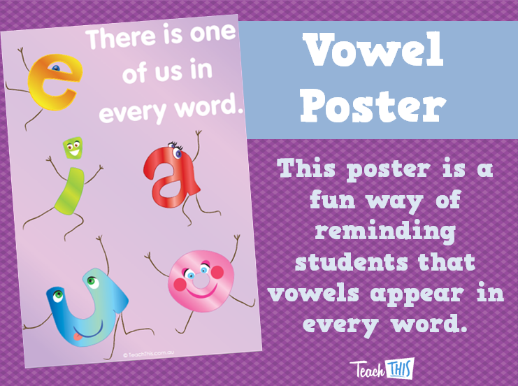 Vowel Poster