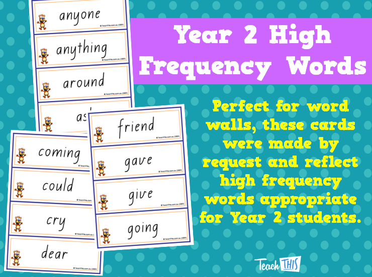 Year 2 High Frequency Words