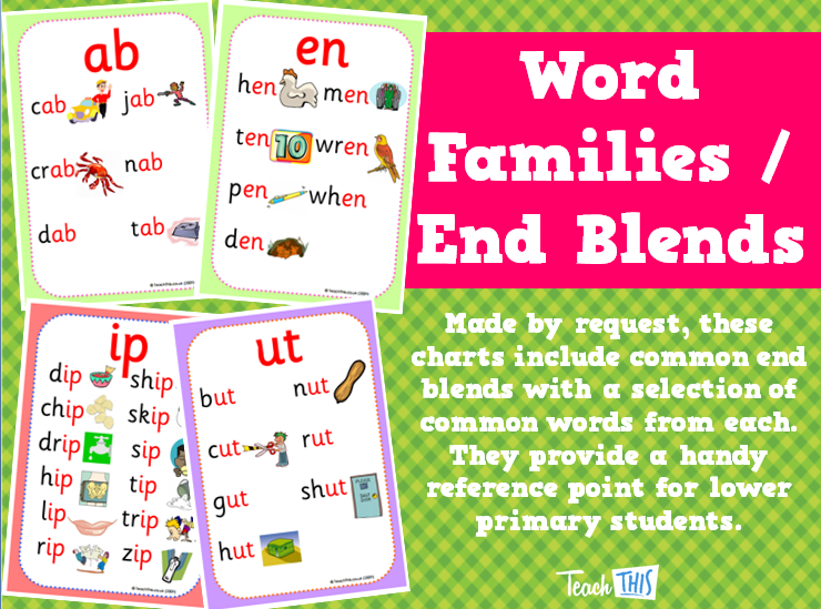 Word Families / End Blends