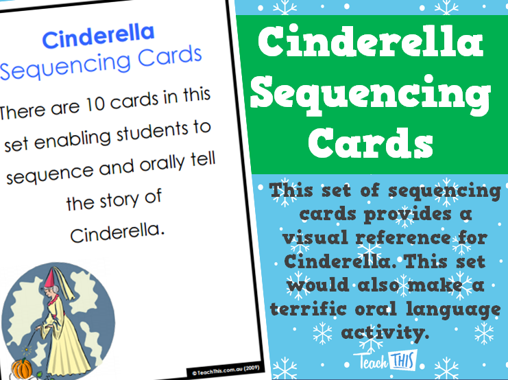 Cinderella Sequencing Cards