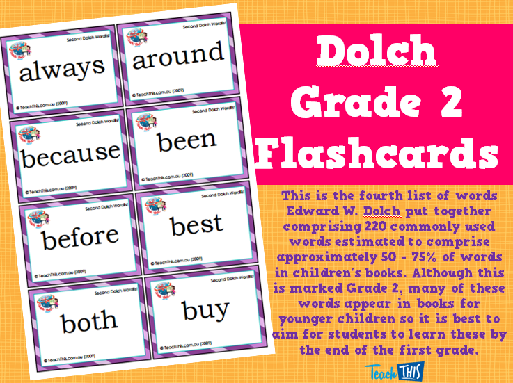 Dolch Grade 2 Flashcards