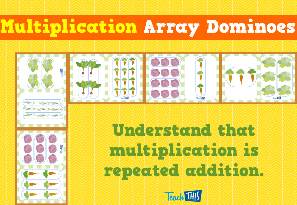 Multiplication Array Dominoes