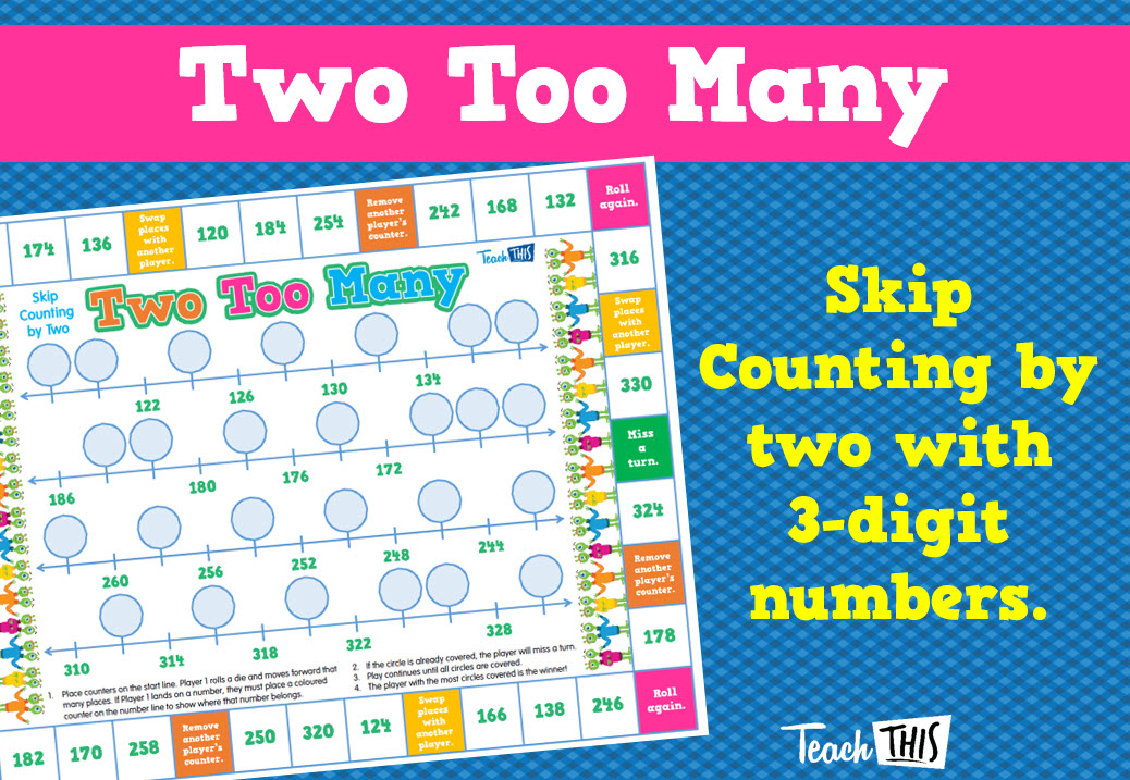 Two Too Many - Skip Counting by 2