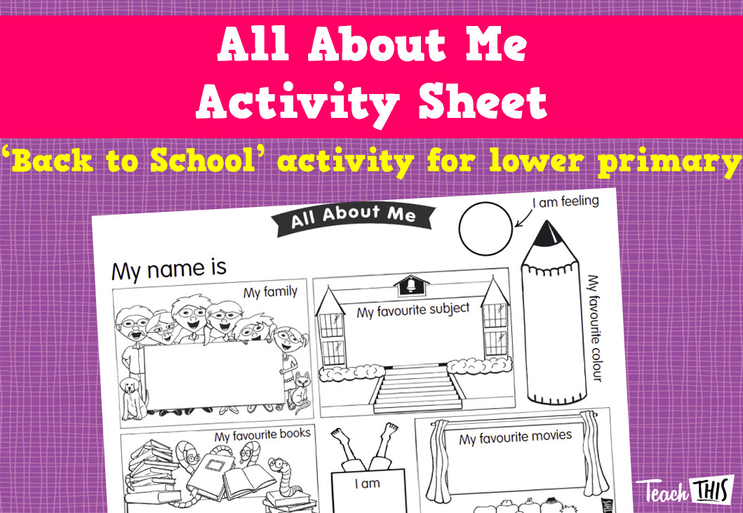 All About Me Activity Sheet