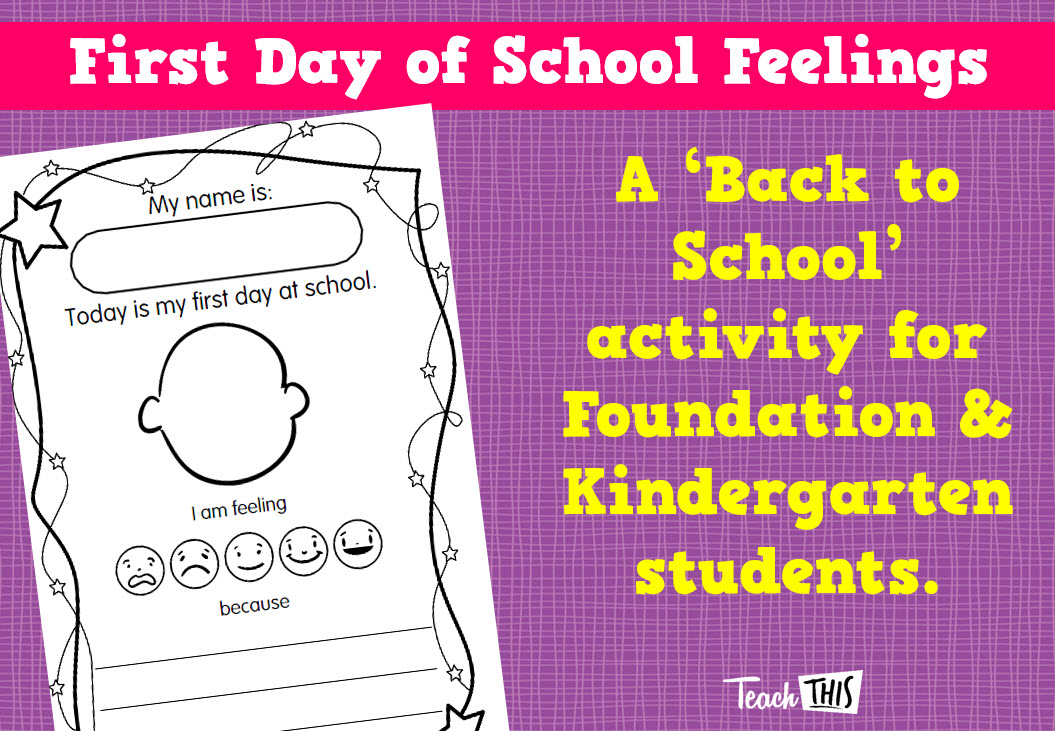 First Day of School Feelings