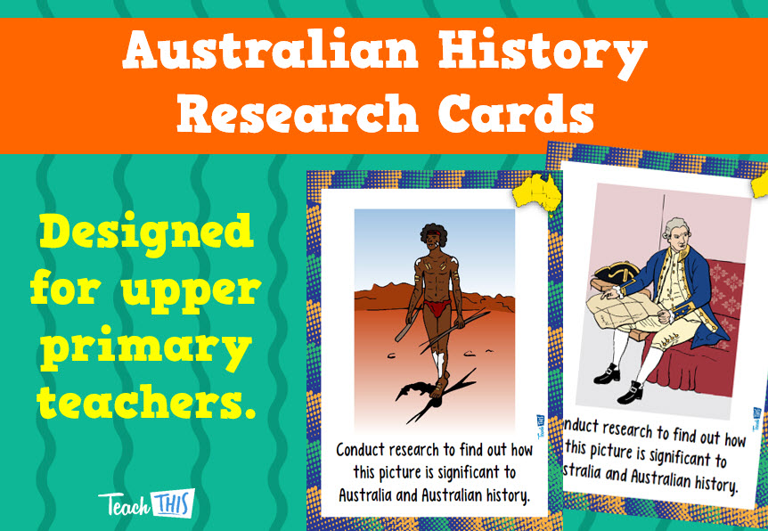 Australian History Research Cards