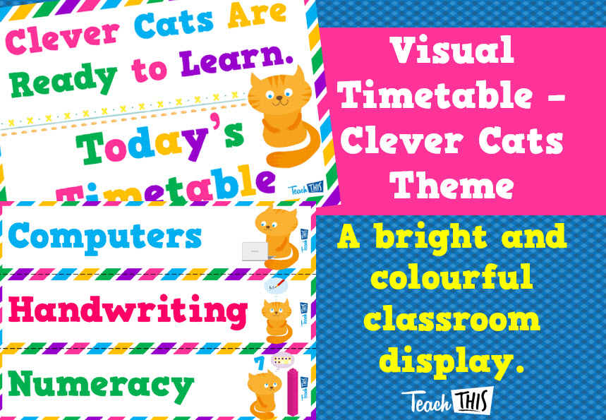 Visual Timetable - Clever Cats