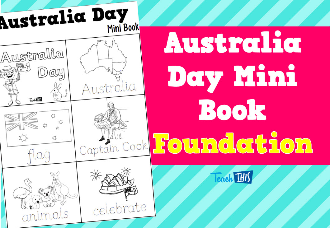 Australia Day Mini Book - Foundation