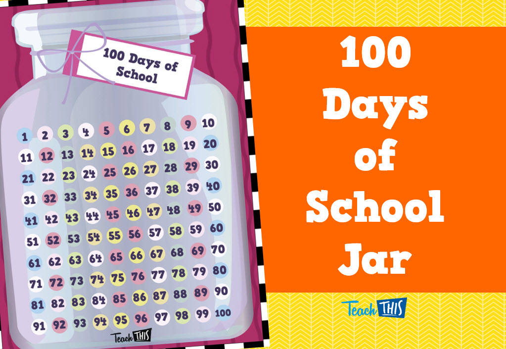 100 Days of School Poster
