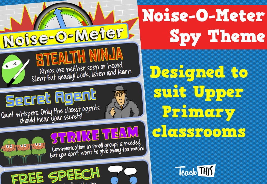 Noise-O-Meter - Spy Theme