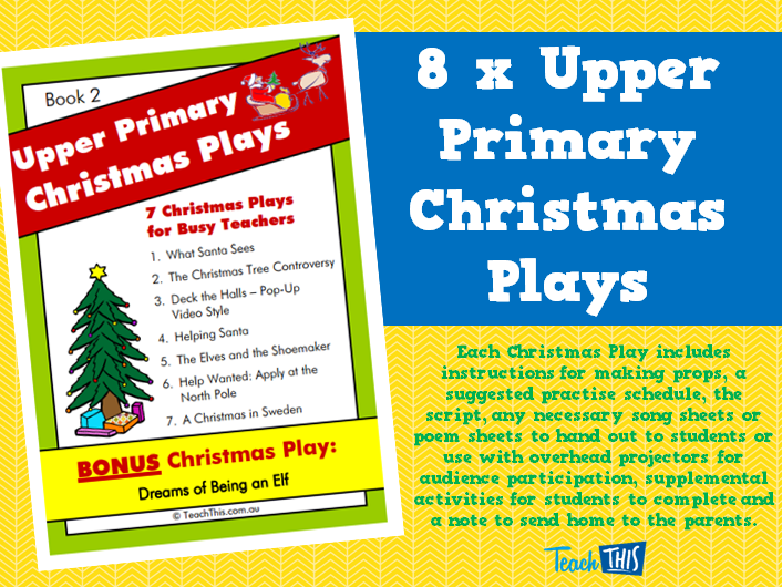 8 x Upper Primary Christmas Plays