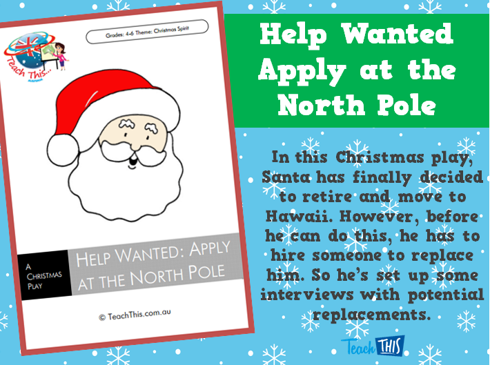 Help Wanted Apply at the North Pole