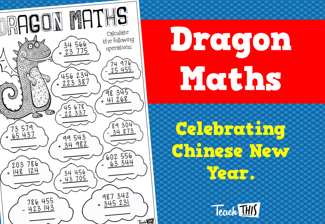 Dragon Maths - Chinese New Year