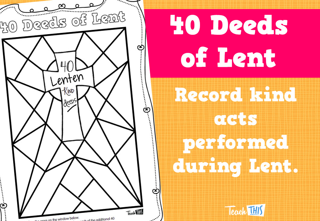 40 Deeds of Lent