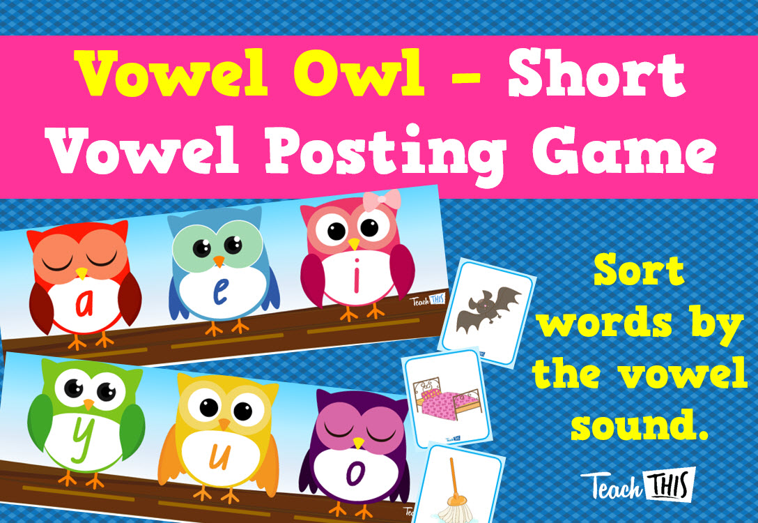 Vowel Owls - Short Vowel Sort
