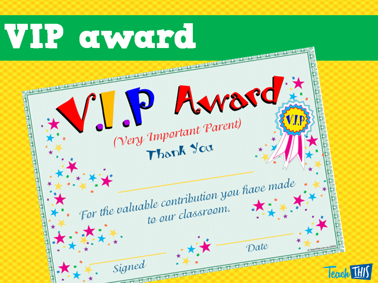 VIP award