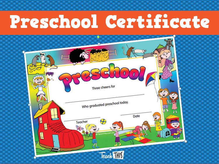 Preschool Certificate