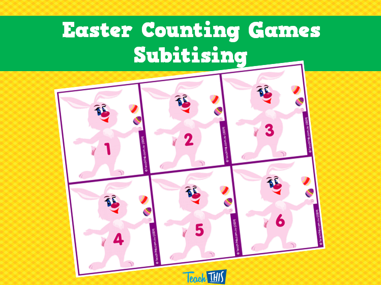 Easter Counting Games Subitising
