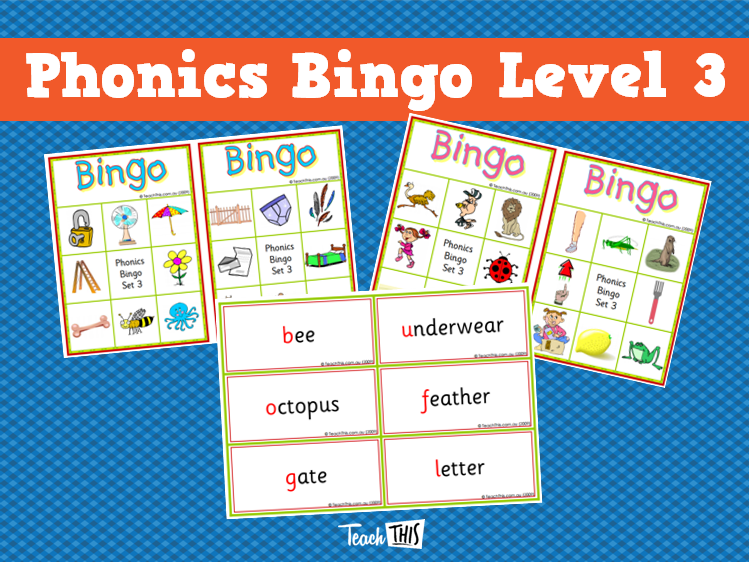 Phonics Bingo Level 3