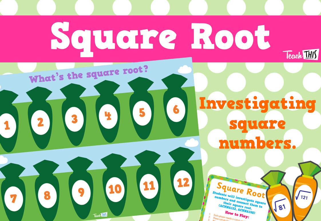 Square Root - Using Square Numbers