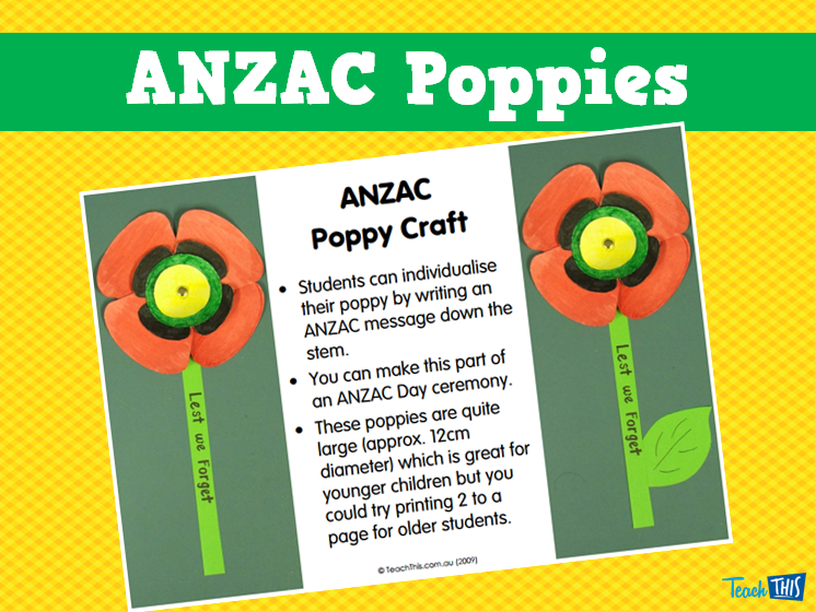 ANZAC Poppies