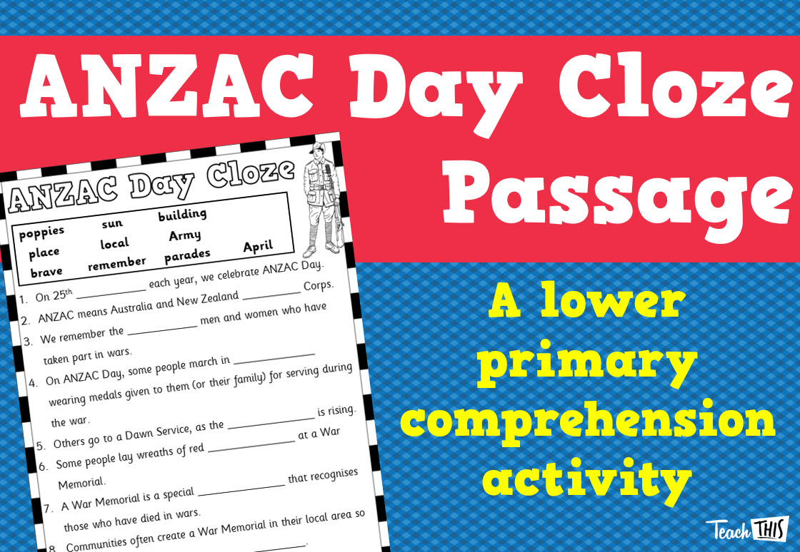ANZAC Day - Cloze Passage