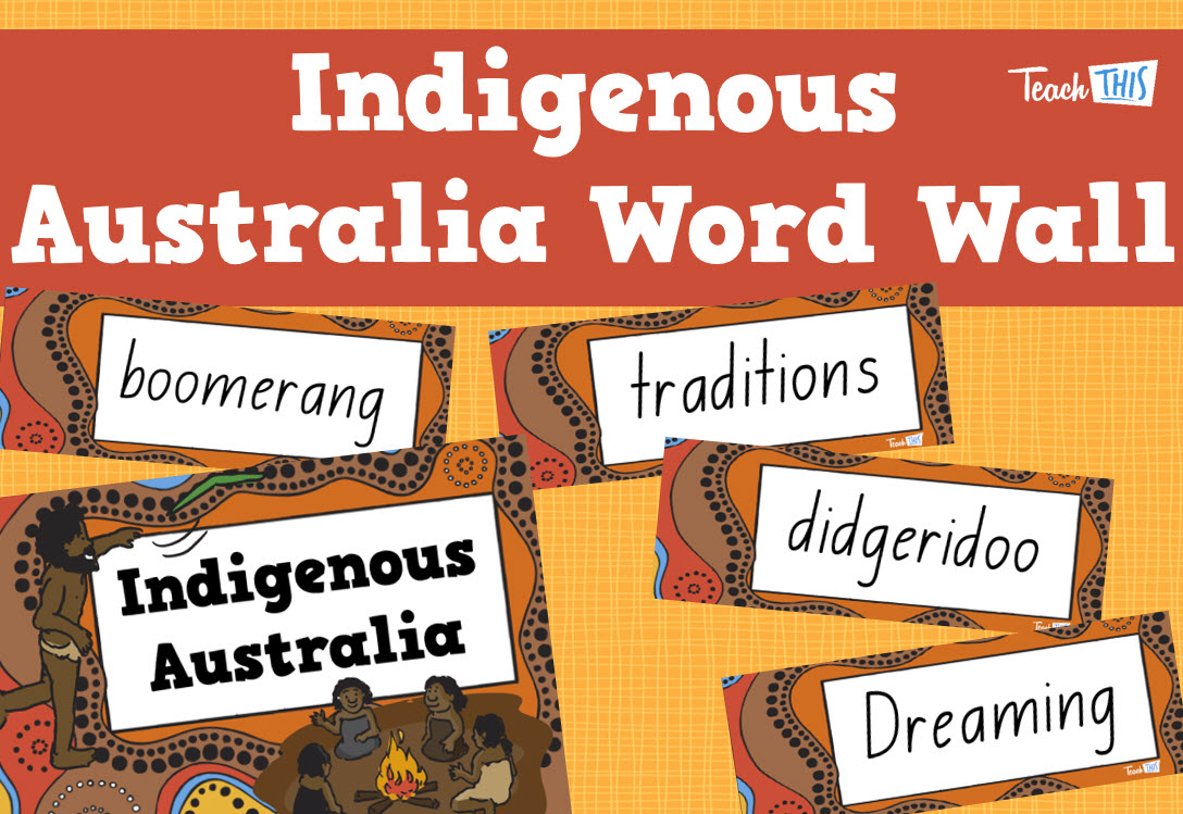 Indigenous Australia Word Wall