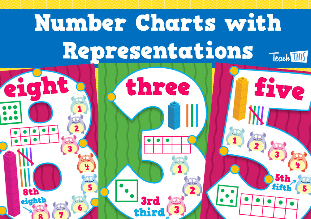 Number Charts with Representations