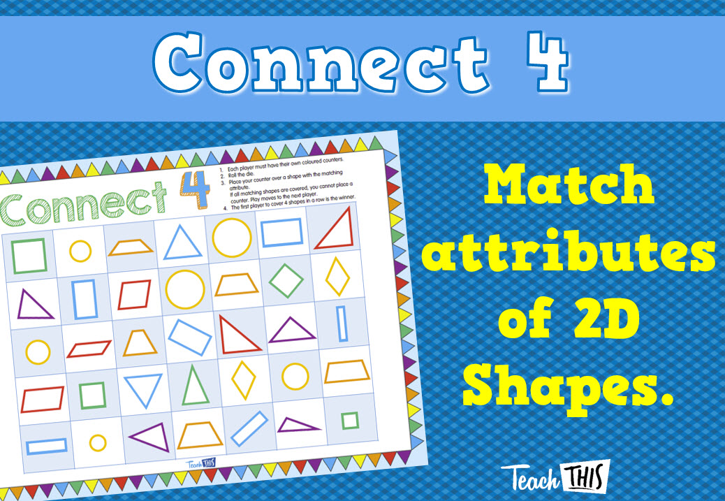 2D Shapes - Connect 4