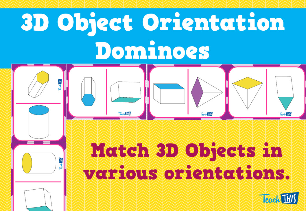 3D Object Orientation Dominoes