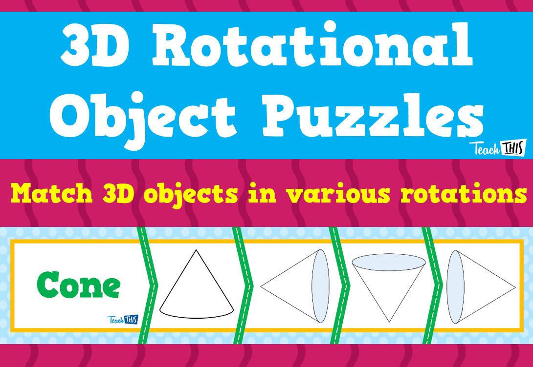 3D Rotational Objects Puzzles