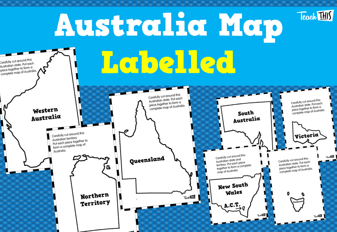 Australia - You're Standing In It - States Named
